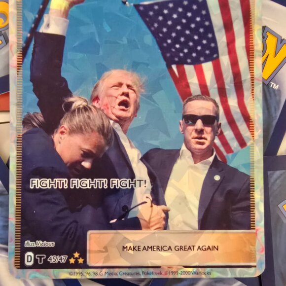 Trump Earshot Trainer Pokemon Card - Picture 2 of 7